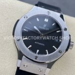 HB Factory Hublot Classic Fusion 565.NX.1470.RX 38mm Steel Rubber Strap Black Dial