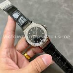 HB Factory Hublot Classic Fusion 565.NX.1470.RX.1204 38mm Steel Leather Strap Diamond Bezel Black Dial