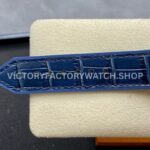 HB Factory Hublot Classic Fusion 565.NX.7170.LR 38mm Steel Diamond Bezel Leather Strap Blue Dial