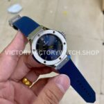 HB Factory Hublot Classic Fusion 565.NX.7170.RX 38mm Steel Blue Rubber Strap Blue Dial