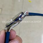 HB Factory Hublot Classic Fusion 565.NX.7170.RX 38mm Steel Blue Rubber Strap Blue Dial