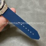 HB Factory Hublot Classic Fusion 565.NX.7170.RX.1204 38mm Steel Blue Rubber Strap Diamond Beze Blue Dial