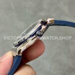 HB Factory Hublot Classic Fusion 565.NX.7170.RX.1204 38mm Steel Blue Rubber Strap Diamond Beze Blue Dial