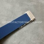 HB Factory Hublot Classic Fusion 565.NX.7170.RX.1204 38mm Steel Blue Rubber Strap Diamond Beze Blue Dial
