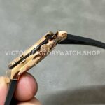 HB Factory Hublot Classic Fusion 565.OX.1480.LR.1204 38mm Rose Gold Leather Strap Diamond Bezel Black Dial