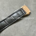 HB Factory Hublot Classic Fusion 565.OX.1480.LR.1204 38mm Rose Gold Leather Strap Diamond Bezel Black Dial