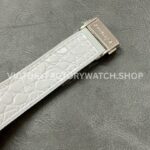 HB Factory Hublot Classic Fusion 582.NX.2610.RX.1204 38mm Steel Leather Strap Diamond Bezel White Dial