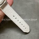 HB Factory Hublot Classic Fusion 582.NX.2610.RX.1204 38mm Steel Leather Strap Diamond Bezel White Dial