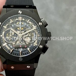 HB Factory Hublot Classic Fusion Aerofusion 525.CM.0170.RX 45mm rubber strap skeletonized dial replica watch