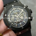 HB Factory Hublot Classic Fusion Aerofusion 525.cm.0170.rx 45mm Rubber Strap Skeletonized Dial
