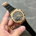 HB Factory Hublot Classic Fusion Aerofusion 525.ox.0180.lr 45mm Rose Gold Leather Strap Skeletonized Dial