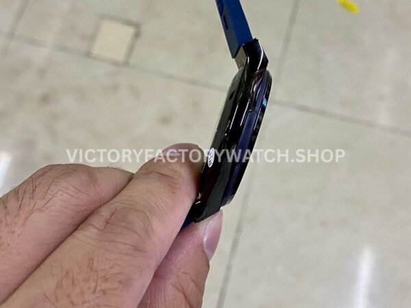 HB Factory Hublot Classic Fusion Blue 511.CM.7170.RX 42mm Rubber Strap Ceramic Bezel Blue Dial