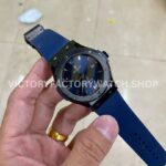 HB Factory Hublot Classic Fusion Blue 511.CM.7170.RX 42mm Rubber Strap Ceramic Bezel Blue Dial