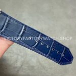 HB Factory Hublot Classic Fusion Blue 542.NX.7170.RX 42mm Blue Leather Strap Titanium Bezel Blue Dial