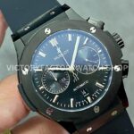 HB Factory Hublot Classic Fusion Chronograph 521.CM.1171.RX 45mm Rubber Strap Ceramic Bezel Black Dial