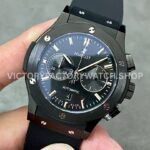 HB Factory Hublot Classic Fusion Chronograph 521.CM.1171.RX 45mm Rubber Strap Ceramic Bezel Black Dial