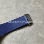 HB Factory Hublot Classic Fusion Chronograph 521.CM.7170.RX 45mm Blue Rubber Strap Ceramic Bezel Blue Dial