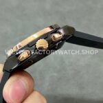 HB Factory Hublot Classic Fusion Chronograph 521.CO.1781.RX 45mm Rubber Strap Rose Gold Bezel Black Dial