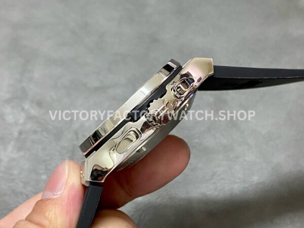 HB Factory Hublot Classic Fusion Chronograph 521.NX.1170.RX 45mm Rubber Strap Titanium Bezel Black Dial
