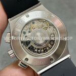 HB Factory Hublot Classic Fusion Chronograph 521.NX.1170.RX 45mm Rubber Strap Titanium Bezel Black Dial