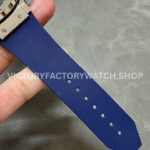 HB Factory Hublot Classic Fusion Chronograph 521.NX.7170.RX 45mm Rubber Strap Titanium Bezel Blue Dial
