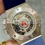 HB Factory Hublot Classic Fusion Chronograph 521.NX.7170.RX 45mm Rubber Strap Titanium Bezel Blue Dial