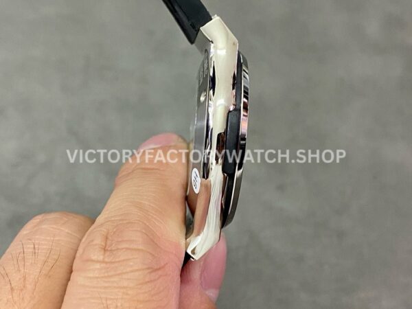 HB Factory Hublot Classic Fusion Racing Grey 542.NX.7071.LR 42mm Grey Leather Strap Titanium Bezel Grey Dial