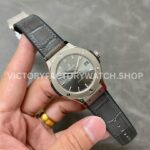 HB Factory Hublot Classic Fusion Racing Grey 565.NX.7071.LR 38mm Steel Leather Strap Grey Dial