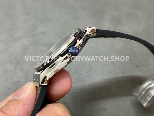HB Factory Hublot Classic Fusion Racing Grey 565.NX.7071.LR 38mm Steel Leather Strap Grey Dial