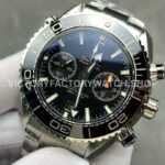 M+S Factory Omega Seamaster Planet Ocean Chronograph 215.30.46.51.01.001 45mm Full Steel Black Dial (9) M+S Factory Omega Seamaster Planet Ocean Chronograph 215.30.46.51.01.001 45mm Full Steel Black Dial