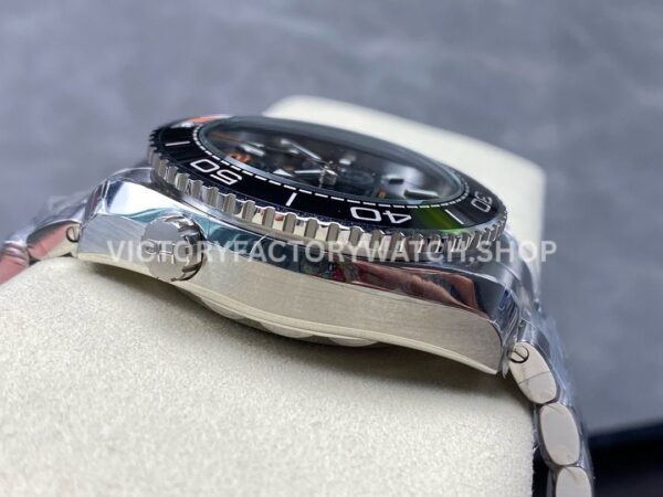 M+S Factory Omega Seamaster Planet Ocean Chronograph 215.30.46.51.01.002 45mm Full Steel Black Dial