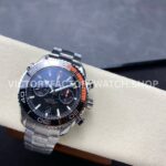 M+S Factory Omega Seamaster Planet Ocean Chronograph 215.30.46.51.01.002 45mm Full Steel Black Dial