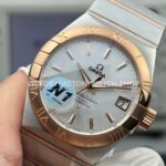 N1 Factory Omega Constellation 123.20.38.21.02.001 38mm Half Rose Gold Silver Dial (1) N1 Factory Omega Constellation 123.20.38.21.02.001 38mm Half Rose Gold Silver Dial