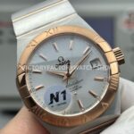 N1 Factory Omega Constellation 123.20.38.21.02.001 38mm Half Rose Gold Silver Dial (2) N1 Factory Omega Constellation 123.20.38.21.02.001 38mm Half Rose Gold Silver Dial