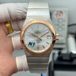 N1 Factory Omega Constellation 123.20.38.21.02.001 38mm Half Rose Gold Silver Dial (5) N1 Factory Omega Constellation 123.20.38.21.02.001 38mm half rose gold silver dial replica watch