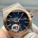 N1 Factory Omega Constellation 123.20.38.21.03.001 38mm Half Rose Gold Blue Dial (2) N1 Factory Omega Constellation 123.20.38.21.03.001 38mm Half Rose Gold Blue Dial