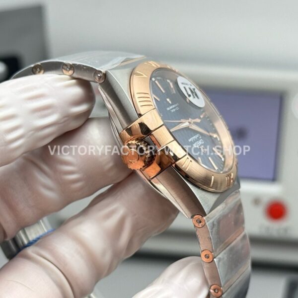 N1 Factory Omega Constellation 123.20.38.21.03.001 38mm Half Rose Gold Blue Dial (8) N1 Factory Omega Constellation 123.20.38.21.03.001 38mm Half Rose Gold Blue Dial