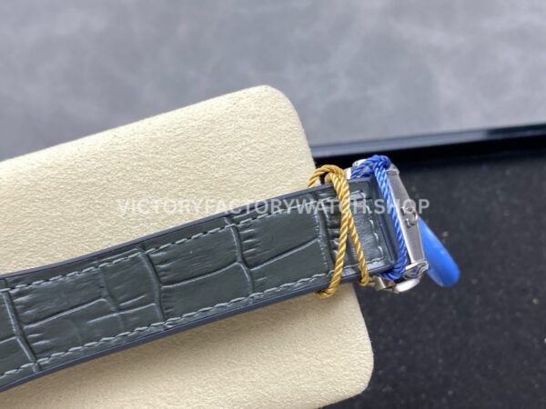 N1 Factory Omega Constellation 131.23.41.21.06.001 41mm Half Yellow Glod Black Leather Strap Grey Dial