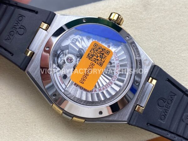 N1 Factory Omega Constellation 131.23.41.21.06.002 41mm Half Yellow Glod Black Leather Strap Grey Dial (9) N1 Factory Omega Constellation 131.23.41.21.06.002 41mm Half Yellow Glod Black Leather Strap Grey Dial