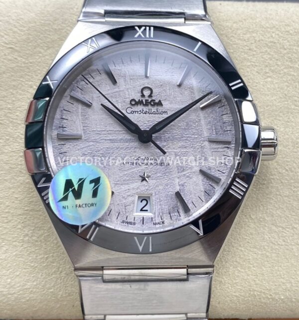 N1 Factory Omega Constellation 131.30.41.21.99.001 41mm Full Steel Grey Dial (6) N1 Factory Omega Constellation 131.30.41.21.99.001 41mm full steel grey dial replica watch