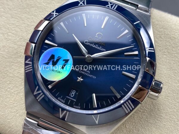 N1 Factory Omega Constellation 131.33.41.21.03.001 41mm Full Steel Blue Dial
