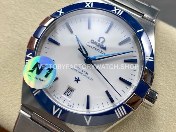 N1 Factory Omega Constellation 131.33.41.21.04.001 41mm Full Steel White Dial