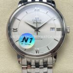 N1 Factory Omega De Ville Prestige 424.10.37.20.02.001 39.5mm Full Steel Roman Number White Dial (5) N1 Factory Omega De Ville Prestige 424.10.37.20.02.001 39.5mm full steel Roman number white dial replica watch