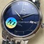 N1 Factory Omega De Ville Prestige 424.10.37.20.03.001 39.5mm Full Steel Roman Number Blue Dial (2) N1 Factory Omega De Ville Prestige 424.10.37.20.03.001 39.5mm Full Steel Roman Number Blue Dial