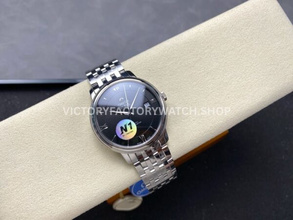 N1 Factory Omega De Ville Prestige 424.10.40.20.01.001 39.5mm Full Steel Roman Number Black Dial (1) N1 Factory Omega De Ville Prestige 424.10.40.20.01.001 39.5mm Full Steel Roman Number Black Dial