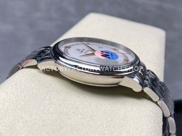 N1 Factory Omega De Ville Prestige 424.10.40.20.02.002 39.5mm Full Steel Roman Number Silver Dial (7) N1 Factory Omega De Ville Prestige 424.10.40.20.02.002 39.5mm Full Steel Roman Number Silver Dial