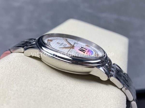 N1 Factory Omega De Ville Prestige 424.10.40.20.02.004 39.5mm Full Steel Roman Number Silver Dial (5) N1 Factory Omega De Ville Prestige 424.10.40.20.02.004 39.5mm Full Steel Roman Number Silver Dial
