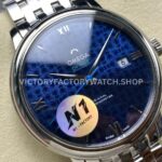 N1 Factory Omega De Ville Prestige 424.10.40.20.03.003 39.5mm Full Steel Roman Number Blue Dial