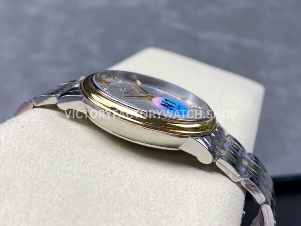 N1 Factory Omega De Ville Prestige 424.20.37.20.02.001 39.5mm Half Yellow Gold Roman Number Silver Dial (4) N1 Factory Omega De Ville Prestige 424.20.40.20.02.001 39.5mm Half Yellow Gold Roman Number Silver Dial