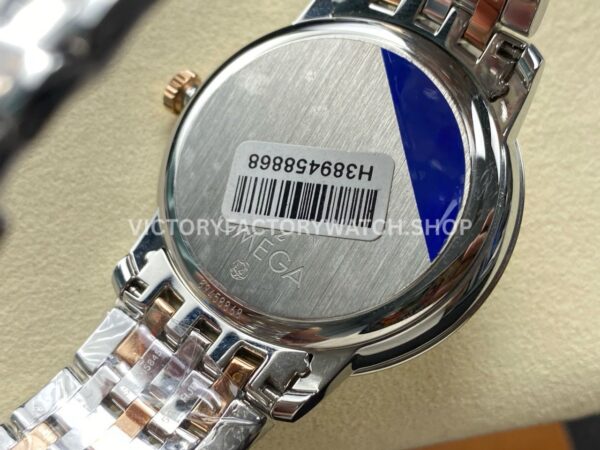 N1 Factory Omega De Ville Prestige 424.20.40.20.02.005 39.5mm Half Yellow Gold Roman Number Silver Dial (8) N1 Factory Omega De Ville Prestige 424.20.40.20.02.005 39.5mm Half Yellow Gold Roman Number Silver Dial